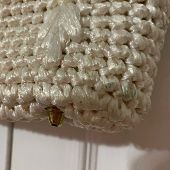 Vintage Japanese Raffia woven purse shells - Picture 5 of 14